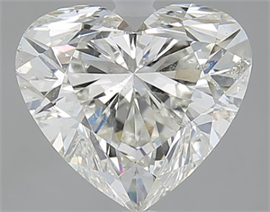 Picture of 3.05 Carats, Heart K Color, SI2 Clarity and Certified by GIA