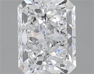Picture of 2.00 Carats, Radiant E Color, SI1 Clarity and Certified by GIA