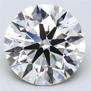 Picture of Lab Created Diamond 7.01 Carats, Round with Excellent Cut, H Color, VS1 Clarity and Certified by IGI