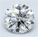 Del inventario de diamantes de laboratorio, 4.02 quilates, Redondo , Color F, claridad VS2 y certificado GIA