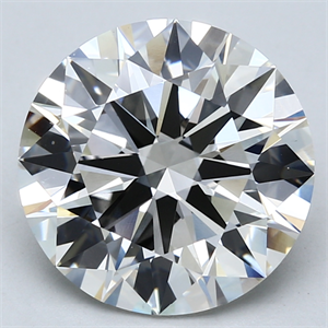 Picture of Lab Created Diamond 6.03 Carats, Round with Ideal Cut, G Color, VS1 Clarity and Certified by IGI
