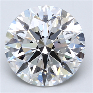 Picture of Lab Created Diamond 3.03 Carats, Round with Very Good Cut, F Color, VS1 Clarity and Certified by GIA