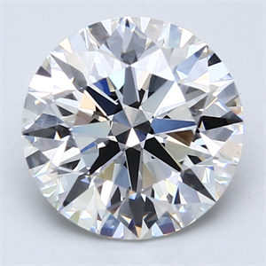 Picture of Lab Created Diamond 3.28 Carats, Round with Excellent Cut, F Color, VS1 Clarity and Certified by GIA