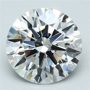 Picture of Lab Created Diamond 3.23 Carats, Round with Excellent Cut, F Color, VS1 Clarity and Certified by GIA