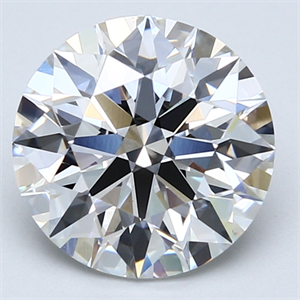 Picture of Lab Created Diamond 3.49 Carats, Round with Excellent Cut, G Color, VS1 Clarity and Certified by GIA