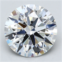 Del inventario de diamantes de laboratorio, 4.32 quilates, Redondo , Color E, claridad VS2 y certificado GIA