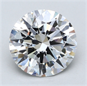 Del inventario de diamantes de laboratorio, 3.02 quilates, Redondo , Color E, claridad VS2 y certificado GIA