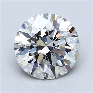 Picture of Lab Created Diamond 2.40 Carats, Round with Excellent Cut, G Color, VVS2 Clarity and Certified by GIA