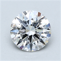 Lab Created Diamond 2.01 Carats, Round with Excellent Cut, E Color, VS2 Clarity and Certified by GIA