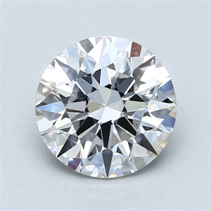 Picture of Lab Created Diamond 2.01 Carats, Round with Excellent Cut, E Color, VS2 Clarity and Certified by GIA