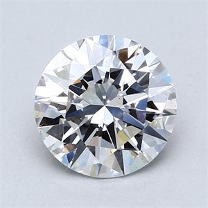 Picture of Lab Created Diamond 2.03 Carats, Round with Excellent Cut, E Color, VS2 Clarity and Certified by GIA