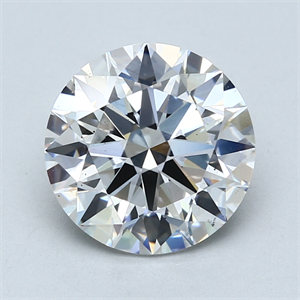 Picture of Lab Created Diamond 3.58 Carats, Round with Excellent Cut, E Color, SI1 Clarity and Certified by GIA