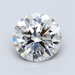 Picture of Lab Created Diamond 2.93 Carats, Round with Excellent Cut, F Color, VS2 Clarity and Certified by GIA