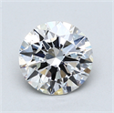 Del inventario de diamantes de laboratorio, 2.14 quilates, Redondo , Color E, claridad SI1 y certificado GIA