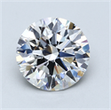 Del inventario de diamantes de laboratorio, 5.11 quilates, Redondo , Color F, claridad VS2 y certificado GIA