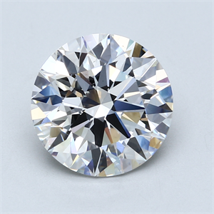 Picture of Lab Created Diamond 5.11 Carats, Round with Excellent Cut, F Color, VS2 Clarity and Certified by GIA