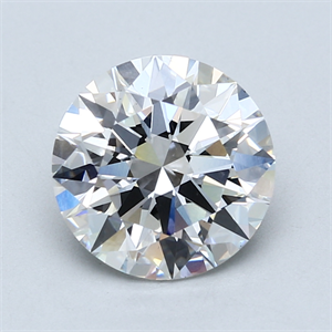Picture of Lab Created Diamond 3.10 Carats, Round with Excellent Cut, E Color, VS2 Clarity and Certified by GIA