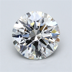Picture of Lab Created Diamond 5.10 Carats, Round with Excellent Cut, F Color, VS2 Clarity and Certified by GIA