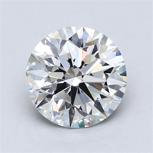 Picture of Lab Created Diamond 3.10 Carats, Round with Excellent Cut, E Color, VS2 Clarity and Certified by GIA