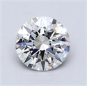 Lab Created Diamond 2.01 Carats, Round with Excellent Cut, E Color, VS2 Clarity and Certified by GIA