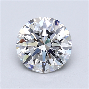 Picture of Lab Created Diamond 2.05 Carats, Round with Excellent Cut, E Color, VS2 Clarity and Certified by GIA