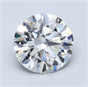 Lab Created Diamond 3.35 Carats, Round with Excellent Cut, F Color, VS2 Clarity and Certified by GIA