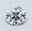 Lab Created Diamond 2.03 Carats, Round with Excellent Cut, E Color, VS2 Clarity and Certified by GIA