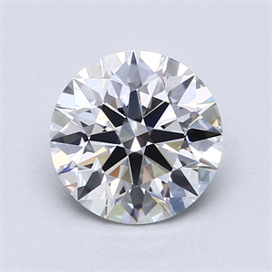 Picture of Lab Created Diamond 2.02 Carats, Round with Excellent Cut, E Color, SI1 Clarity and Certified by GIA