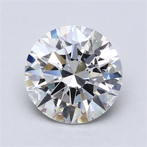 Picture of Lab Created Diamond 2.12 Carats, Round with Excellent Cut, E Color, SI1 Clarity and Certified by GIA