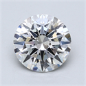Lab Created Diamond 3.03 Carats, Round with Excellent Cut, E Color, VS2 Clarity and Certified by GIA