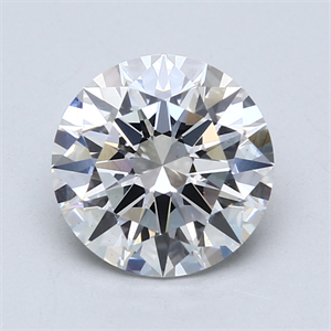 Picture of Lab Created Diamond 3.03 Carats, Round with Excellent Cut, E Color, VS2 Clarity and Certified by GIA