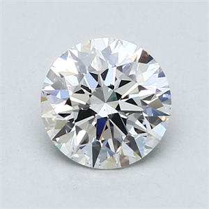 Picture of Lab Created Diamond 1.24 Carats, Round with Excellent Cut, D Color, VS2 Clarity and Certified by GIA