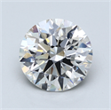 Del inventario de diamantes de laboratorio, 5.11 quilates, Redondo , Color F, claridad VS1 y certificado GIA