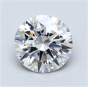 Del inventario de diamantes de laboratorio, 3.04 quilates, Redondo , Color F, claridad SI1 y certificado GIA