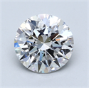 Lab Created Diamond 3.15 Carats, Round with Excellent Cut, E Color, SI1 Clarity and Certified by GIA