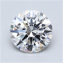 Lab Created Diamond 2.03 Carats, Round with Excellent Cut, E Color, VS2 Clarity and Certified by GIA