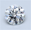 Del inventario de diamantes de laboratorio, 2.03 quilates, Redondo , Color E, claridad SI1 y certificado GIA