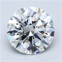 Del inventario de diamantes de laboratorio, 5.54 quilates, Redondo , Color F, claridad VS1 y certificado GIA