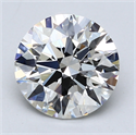 Del inventario de diamantes de laboratorio, 2.52 quilates, Redondo , Color G, claridad VS1 y certificado IGI