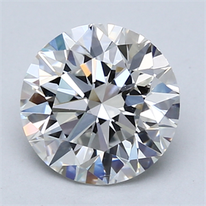 Picture of Lab Created Diamond 2.01 Carats, Round with Excellent Cut, E Color, SI1 Clarity and Certified by GIA