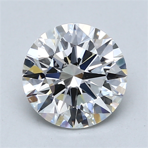 Picture of Lab Created Diamond 1.51 Carats, Round with Excellent Cut, E Color, VVS2 Clarity and Certified by GIA