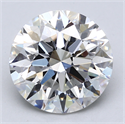 Lab Created Diamond 5.00 Carats, Round with Excellent Cut, E Color, VS1 Clarity and Certified by IGI