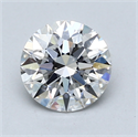 Lab Created Diamond 1.26 Carats, Round with Excellent Cut, E Color, VS1 Clarity and Certified by GIA