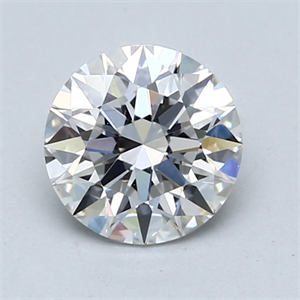 Picture of Lab Created Diamond 1.26 Carats, Round with Excellent Cut, E Color, VS1 Clarity and Certified by GIA