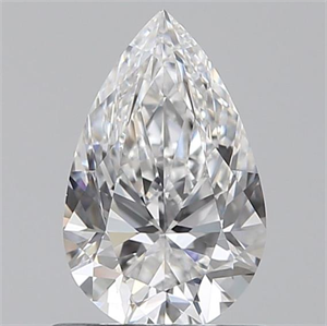 Picture of 0.70 Carats, Pear D Color, VVS2 Clarity and Certified by GIA