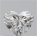 0.50 Carats, Heart G Color, VS1 Clarity and Certified by GIA