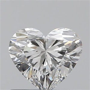 Picture of 0.50 Carats, Heart G Color, VS1 Clarity and Certified by GIA
