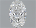0.50 Carats, Oval F Color, VVS2 Clarity and Certified by GIA