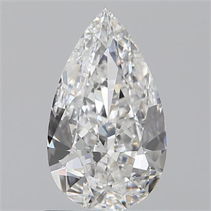 Picture of 0.70 Carats, Pear E Color, VVS1 Clarity and Certified by GIA