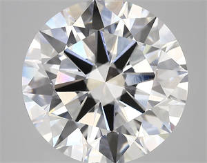 Picture of Lab Created Diamond 7.08 Carats, Round with excellent Cut, F Color, vvs2 Clarity and Certified by IGI